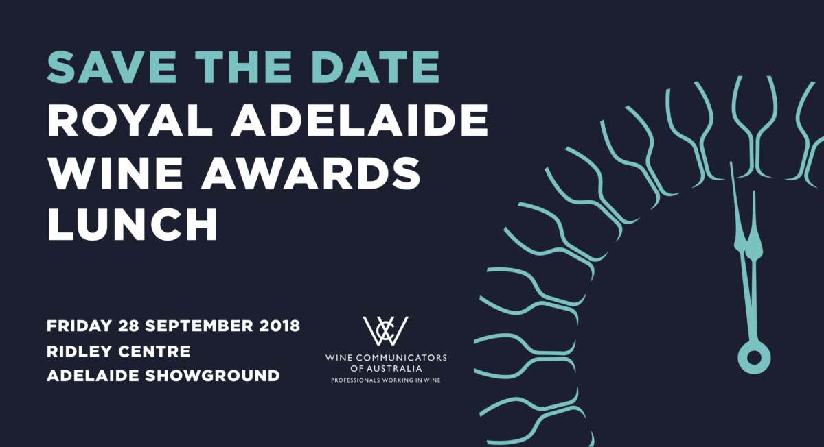 Royal Adelaide Wine Awards Lunch 2018 Wine Communicators of Australia